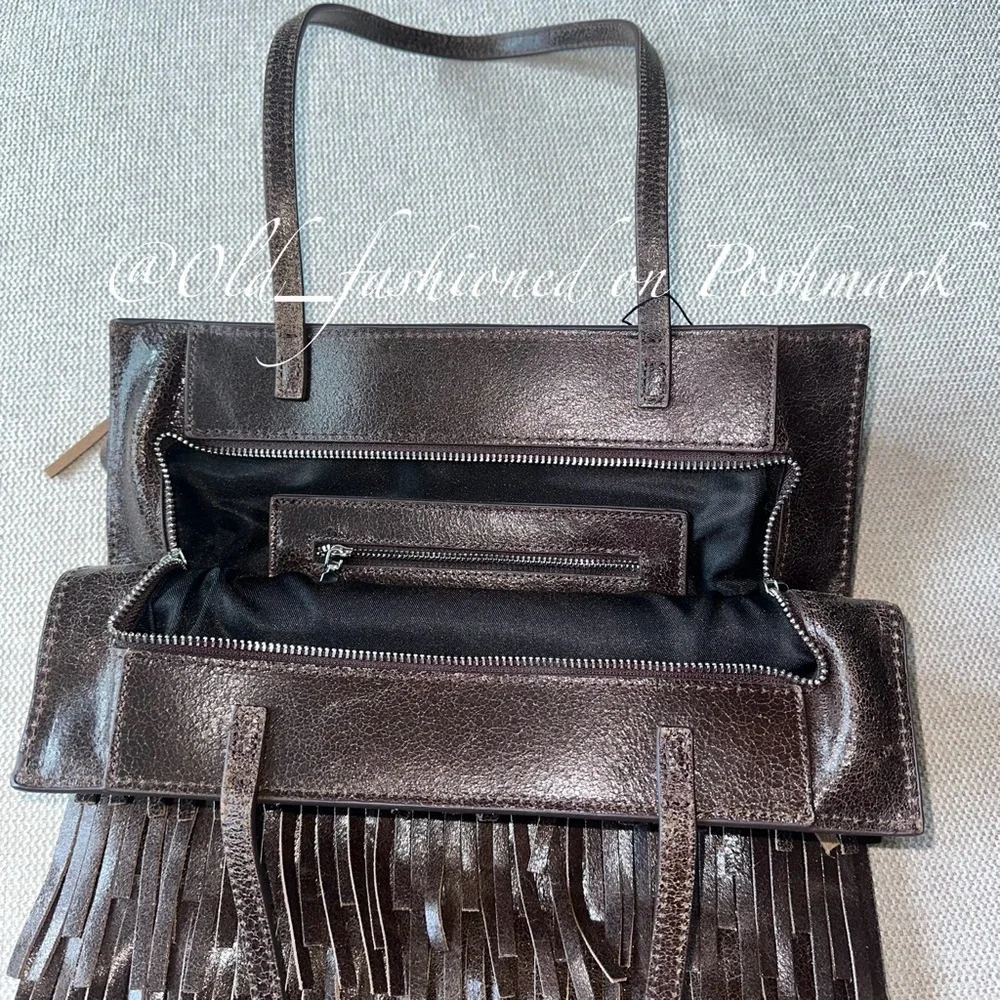 ZARA Fringed Leather Bag